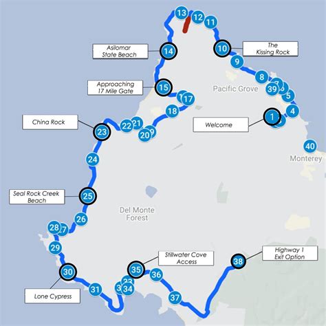 Ocean Drive California Map at Cecil Flaherty blog