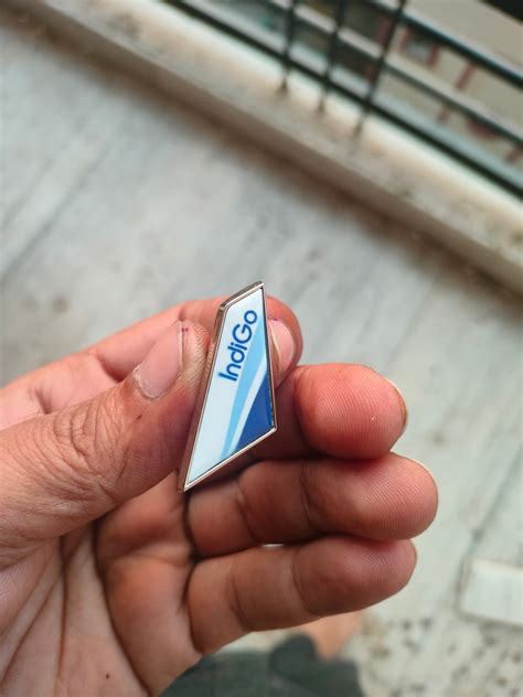 IndiGo Tail Lapel Pin – Premium Aviation Badge for Cabin Crew, Pilots ...