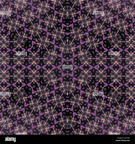 Abstract geometric dark background, seamless hexagon pattern in pink ...