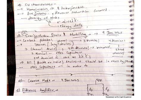 Semiconductor Devices: Midterm Exam Notes (Course Code: 19) - Studocu