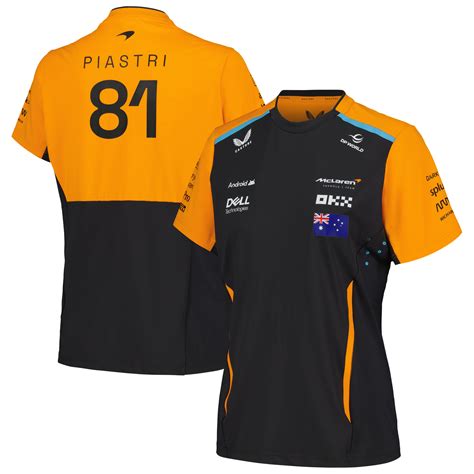 Castore Men's Castore Oscar Piastri Charcoal McLaren F1 Team 2024 Set ...