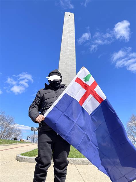 Bunker Hill flag I took a picture with when i visited the Bunker Hill memorial in Boston ...