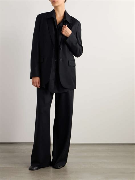 THE ROW Essentials Dustina wool-flannel jacket | NET-A-PORTER