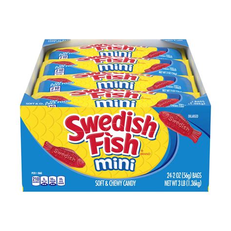 Swedish Fish Mini Soft & Chewy Candy, 24 pk./2 oz. | BJ's Wholesale Club
