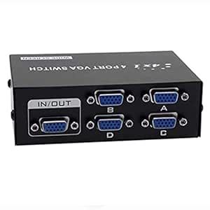 MT-VIKI VGA Switch 4 Port VGA SVGA Video Switcher 4 1 HD Signal ...