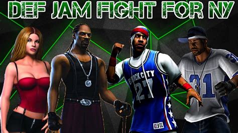 Def Jam Fight For NY Todos os Personagens - YouTube