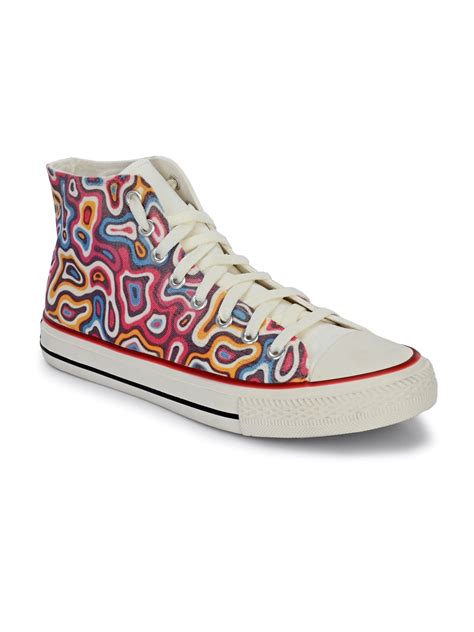 Crowcia London Hallucination Design High Top Sneakers – crowcialondon