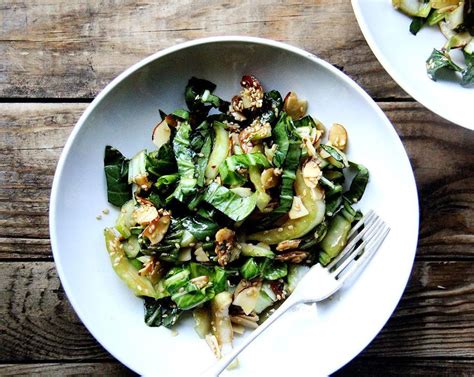 Bok Choy Salad with Sesame Almond Crunch Recipe | SideChef