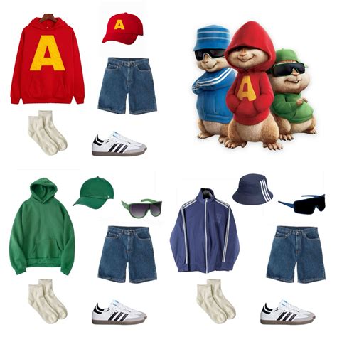 alvin and the chipmunks costume | Trio halloween costumes, Cute ...