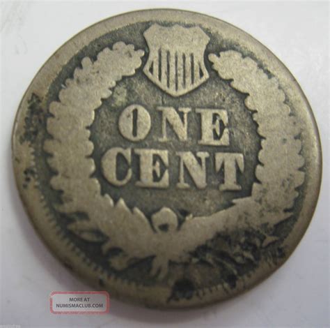 1863 Indian Head Cent Penny Coin (130h)