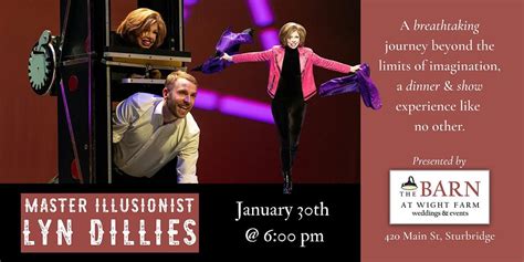 Dinner + Illusionist Show | The Magic of Lyn, The Barn at Wight Farm ...