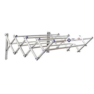 FINE ARTS Stainless Steel Wall Mounted Foldable Coth Drying Rack for ...