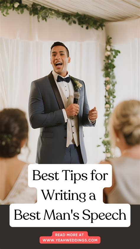 Best Tips for Writing a Best Man's Speech | Best man speech, A good man ...