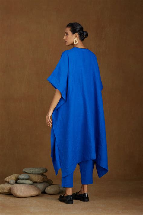 Overlap V neck Kaftan with Pants – BRIH