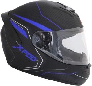 TVS XPOD Blistering Black - Blue - L Motorbike Helmet - Buy TVS XPOD ...