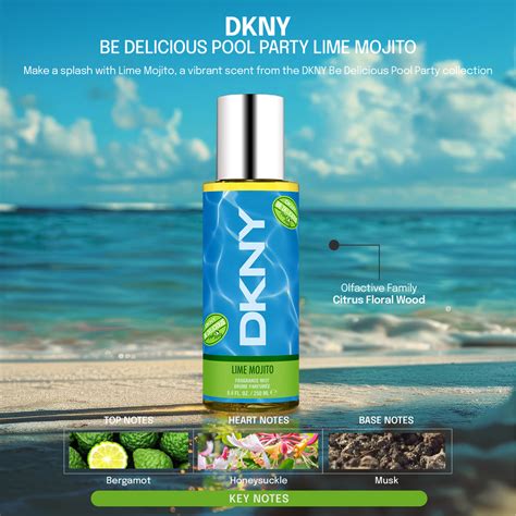 DKNY Be Delicious Pool Party Lime Mojito Fragrance Mist 250ml – BEAUTY ...