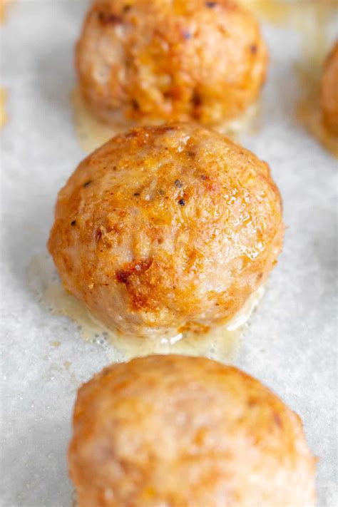 Baked Turkey Meatballs - Carmy - Easy Healthy-ish Recipes
