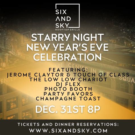 Starry Night New Year’s Eve Celebration , 1 Market Square, Roanoke, VA ...