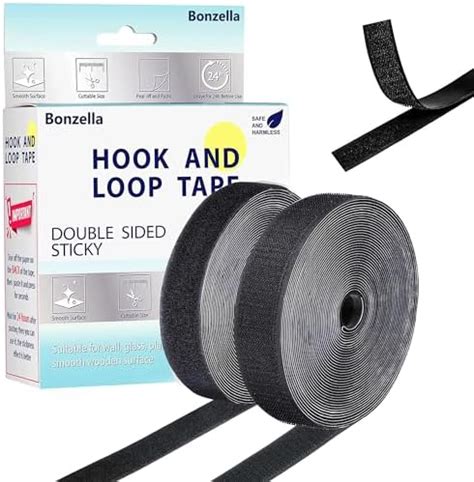 Strenco 2 x 4 Inch - 15 Sets - Adhesive Square Hook and Loop Tape ...
