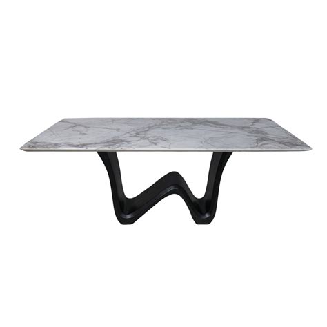 Buy Wavy 6 Seater Dining Table at Wholesale Price in India – Gharnish