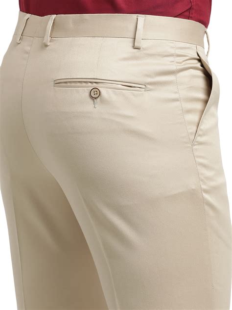 Beige Satin Formal Trousers | Buy Mens Trousers – ottostore.com