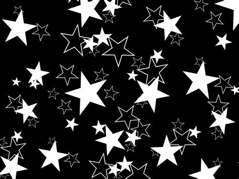 Download Exquisite Black and White Star Pattern Wallpaper | Wallpapers.com