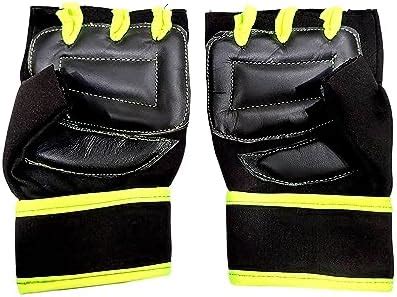 Buy Protoner Gym Gloves with Padded Palm and Wrist Support Green Online ...