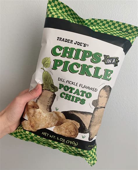 Trader Joe's Chips in a Pickle Dill Pickle Flavored Potato Chips