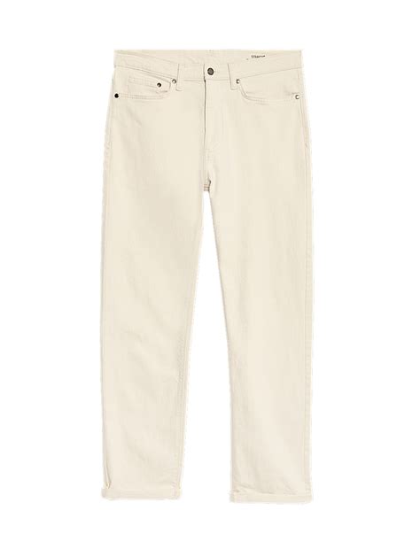 Buy Straight Fit Stretch Jeans at Marks & Spencer