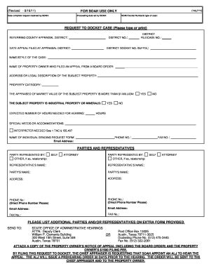 Soah Docket Search - Fill Online, Printable, Fillable, Blank | pdfFiller