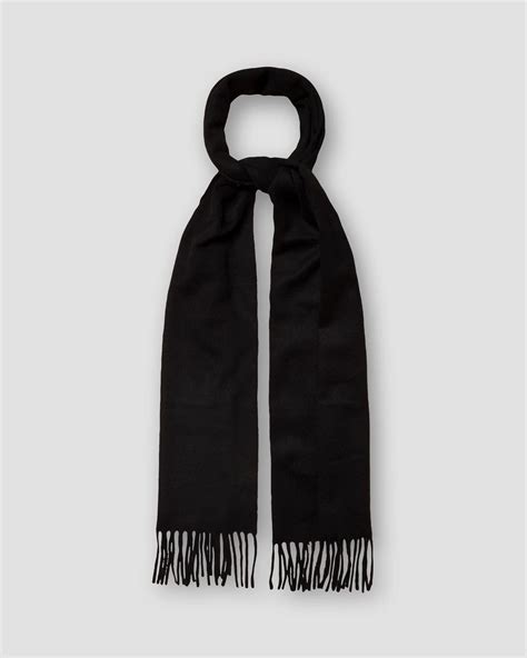 Black Cashmere Scarf - Eton