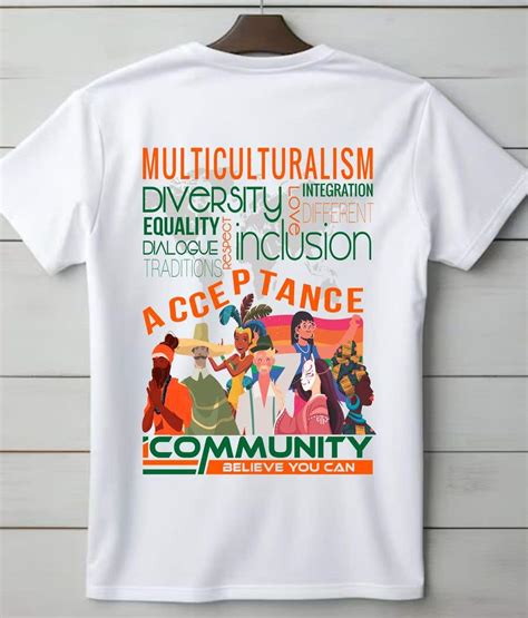Vibrant Multiculturalism T-Shirt Design | Freelancer