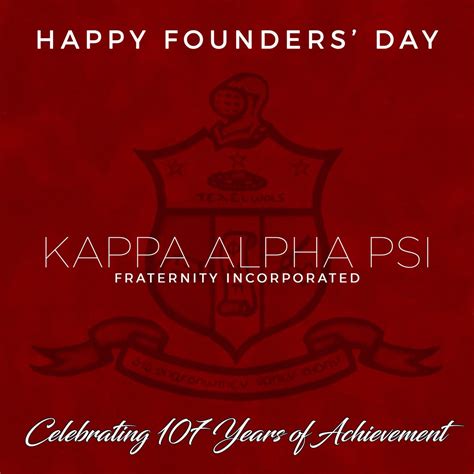 Kappa alpha psi founders day 2019 - Wascheck