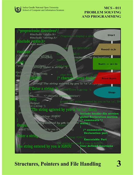 C language - Structures pointers file handling - MCS - 011 PROBLEM ...