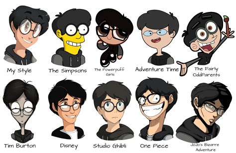 10 Different Art Styles Challenge (ft. myself) by Tigartz on DeviantArt