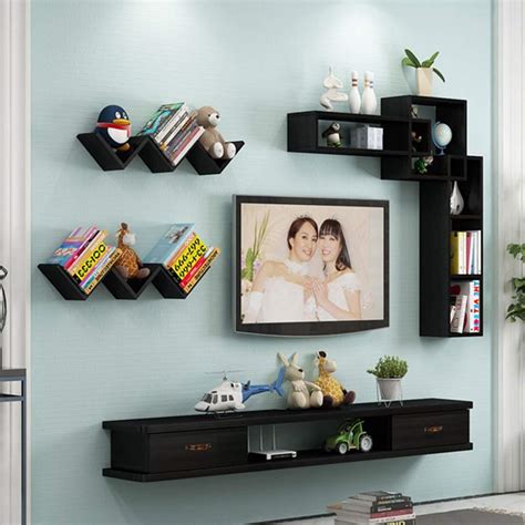 Buy Floating Tv Unit Tv Cabinet Floating shelf Floating Shelf Wall-ed ...