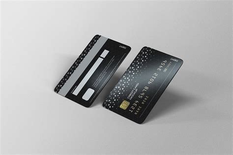 银行卡样机素材企业专信用卡样机素材下载Plastic Card Mockup 2 - 设计口袋