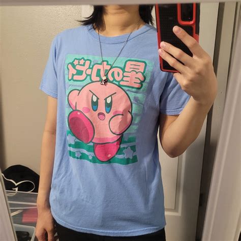 Kirby t-shirt I got at Spencer's. Unisex relaxed... - Depop