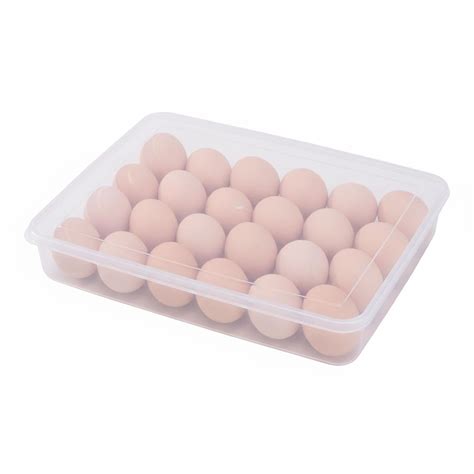 XML Eggs Tray Plastic Storage Organizer Box Container Transparent ...