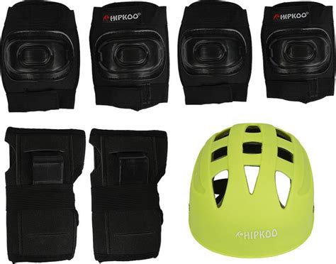 Hipkoo Sports Skating Protection Set (Large) With Elbow, Knee, Wrist ...