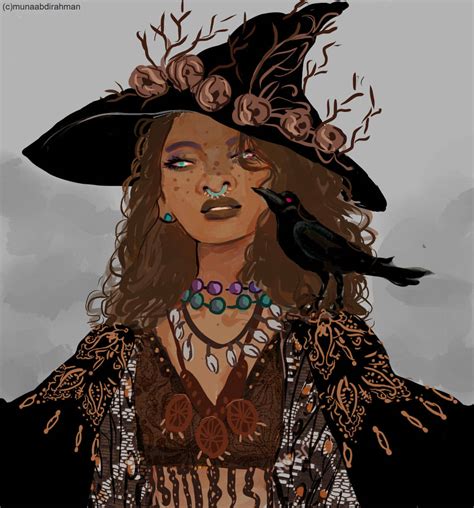 wakaju:The golden death witch from my witch series, i finally sat down ...