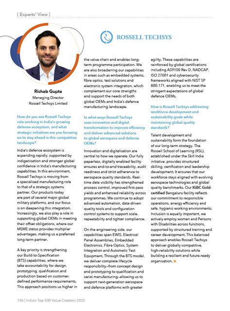 India's Top 500 Value Creators