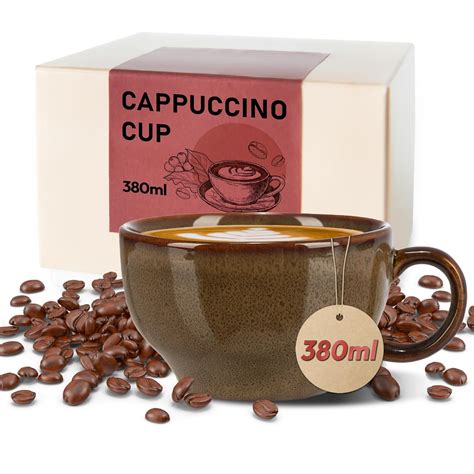 Buy Maisam Ceramic Coffee Cup Set of 1-380 ml | Large Ceramic Tea Cup ...