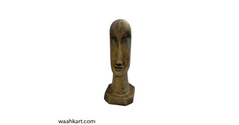 Buy Online Golden Modern Art Face Statue l Online Products in India ...