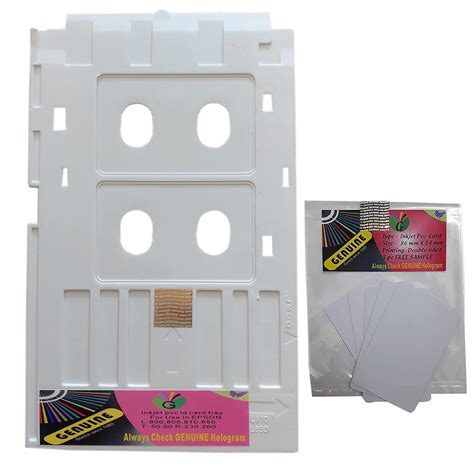 Genuine ( Sonico ) PVC ID Card Tray for Inkjet Printers for 800, L805 ...