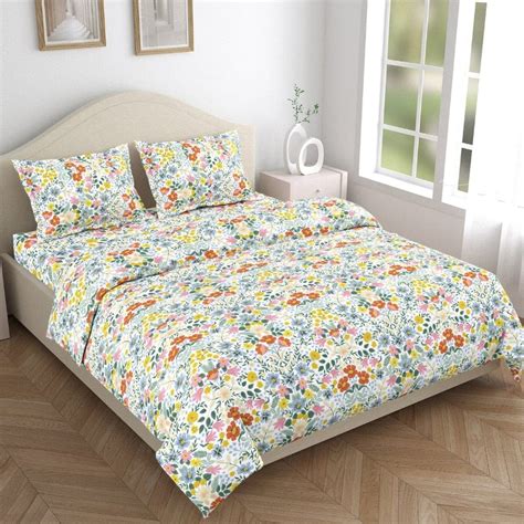 Breathable King Size Cotton Double Bed Sheets - Haus & Kinder – haus ...