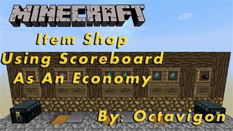 Image result for How to Make a Minecraft Shop Using Scoreboard
