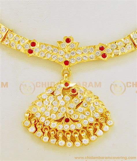 Buy Wedding Collections New Impon Gold Attigai Necklace Design Indian ...