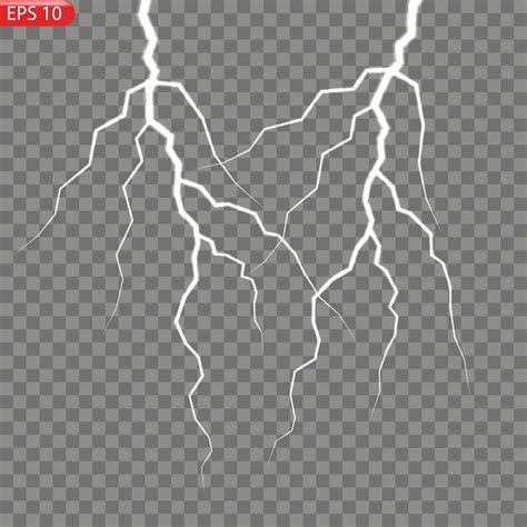 Efekt błyskawicy i oświetlenia zestaw zamków burza i błyskawica symbol ...