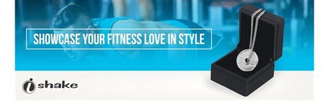 iShake Sports n Fitness Metallic Steel Weight Plate Fitness Jewelry for ...